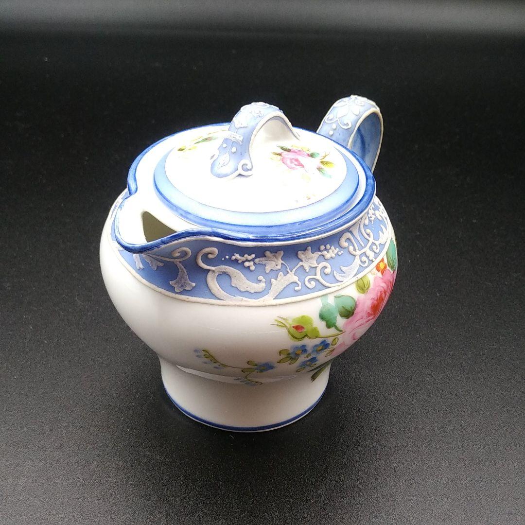 希少 オールドノリタケ ウェッジウッド風 シロップ入れ