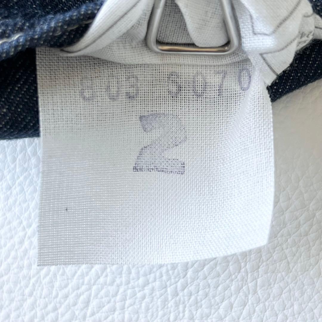 4878【美品】45R 麦デニムの908ペインター　ワイドパンツ　M インディゴ