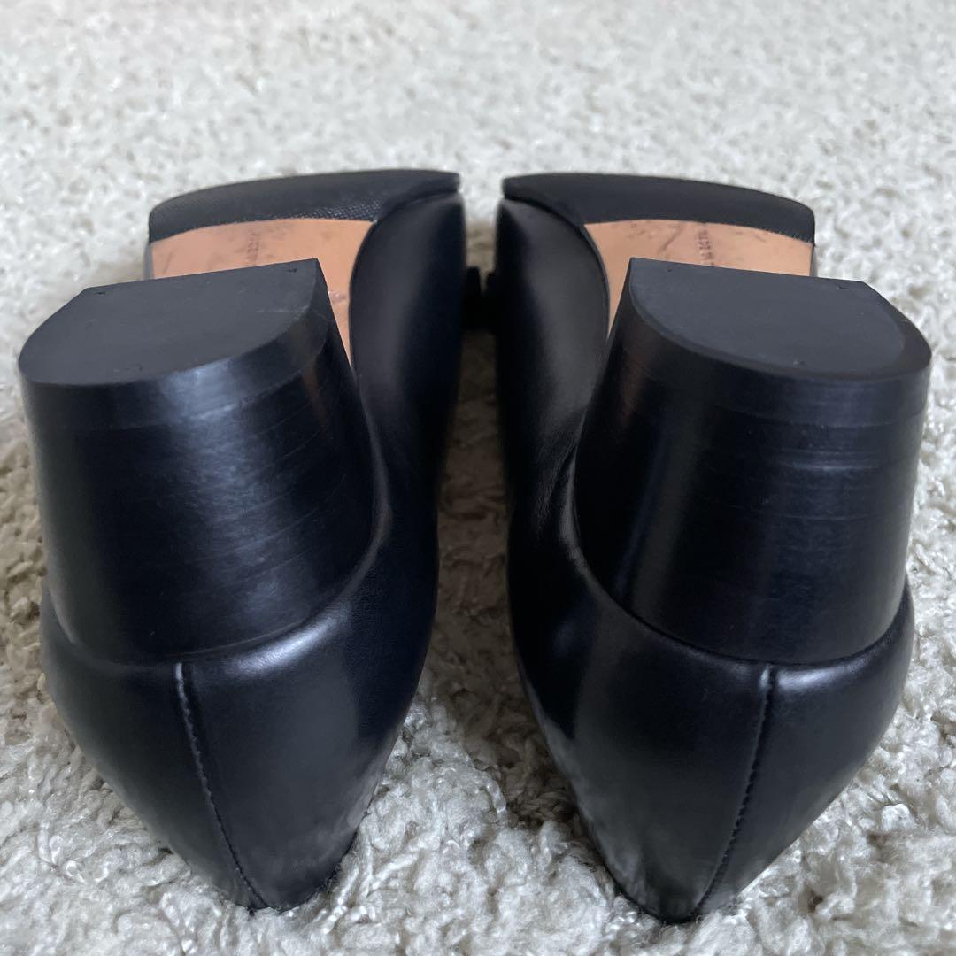 【美品】Ferragamo フェラガモ 6C黒 パンプス ヴァラ