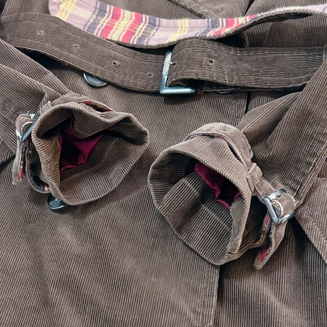 希少・良品✨SWAGGER コーデュロイ ダブルブレスト トレンチコート 刺繍