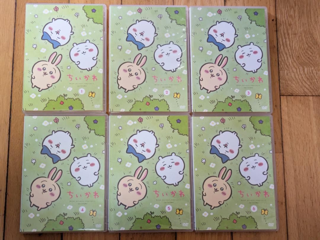 ちいかわ DVD 通常盤 １２３４５６セット