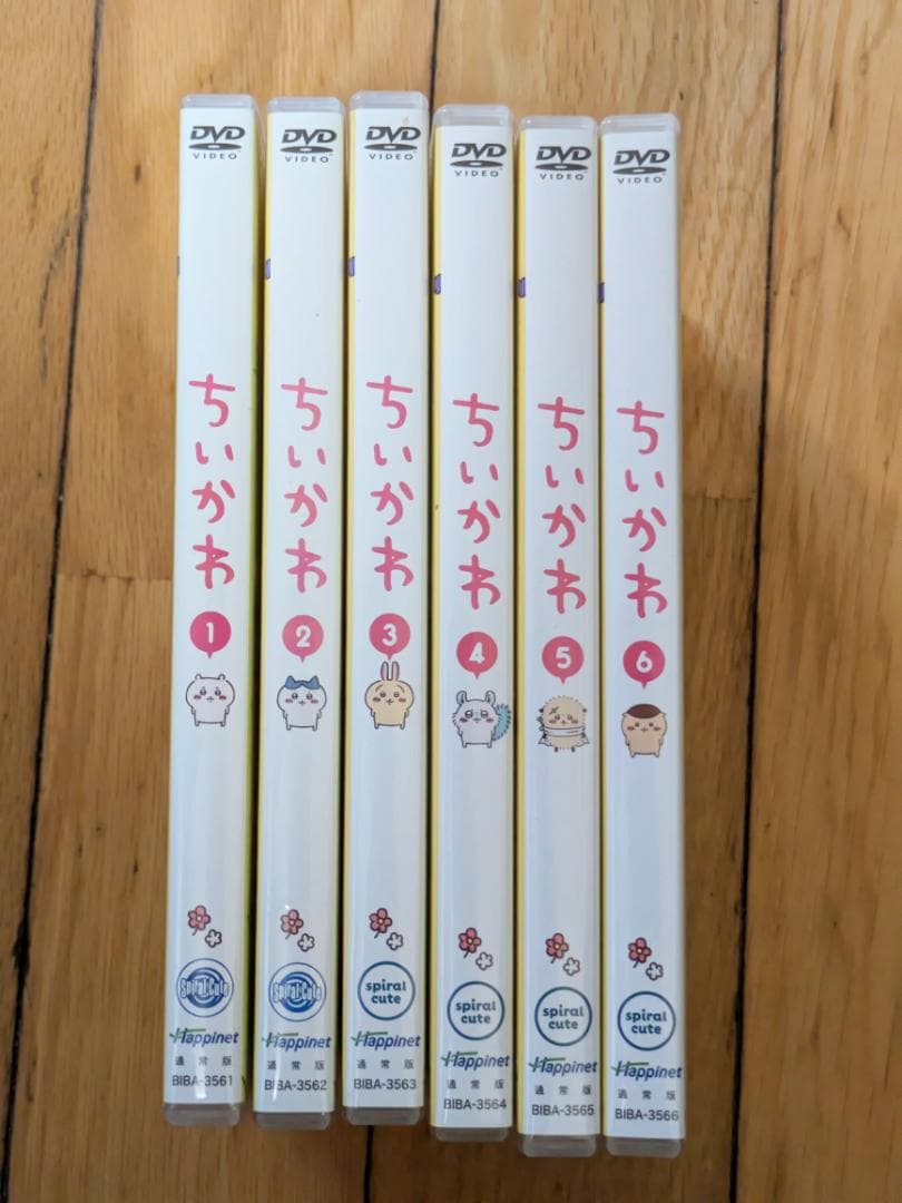 ちいかわ DVD 通常盤 １２３４５６セット