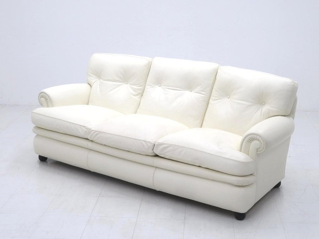 展示品　ポルトローナフラウ　総本革　レザー　ドリーム　3人掛けソファ　モダン