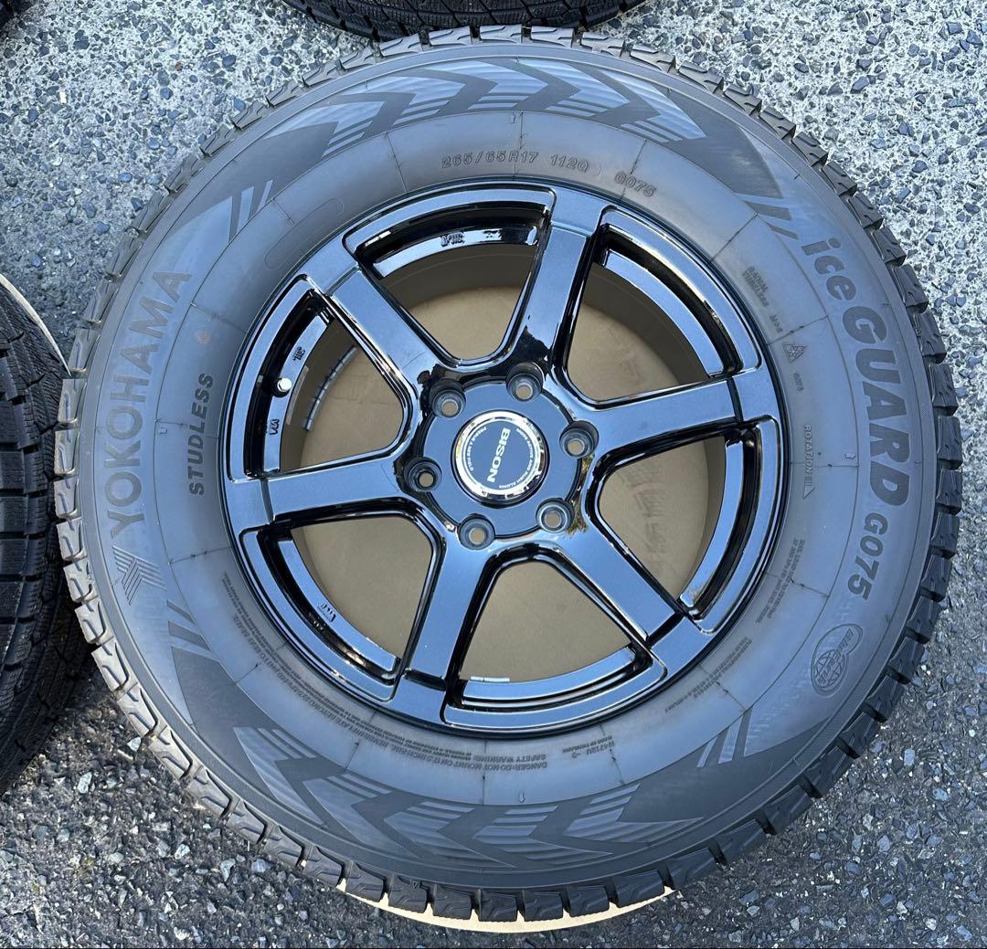 プラド ハイラックス スタッドレスセット 265/65r17
