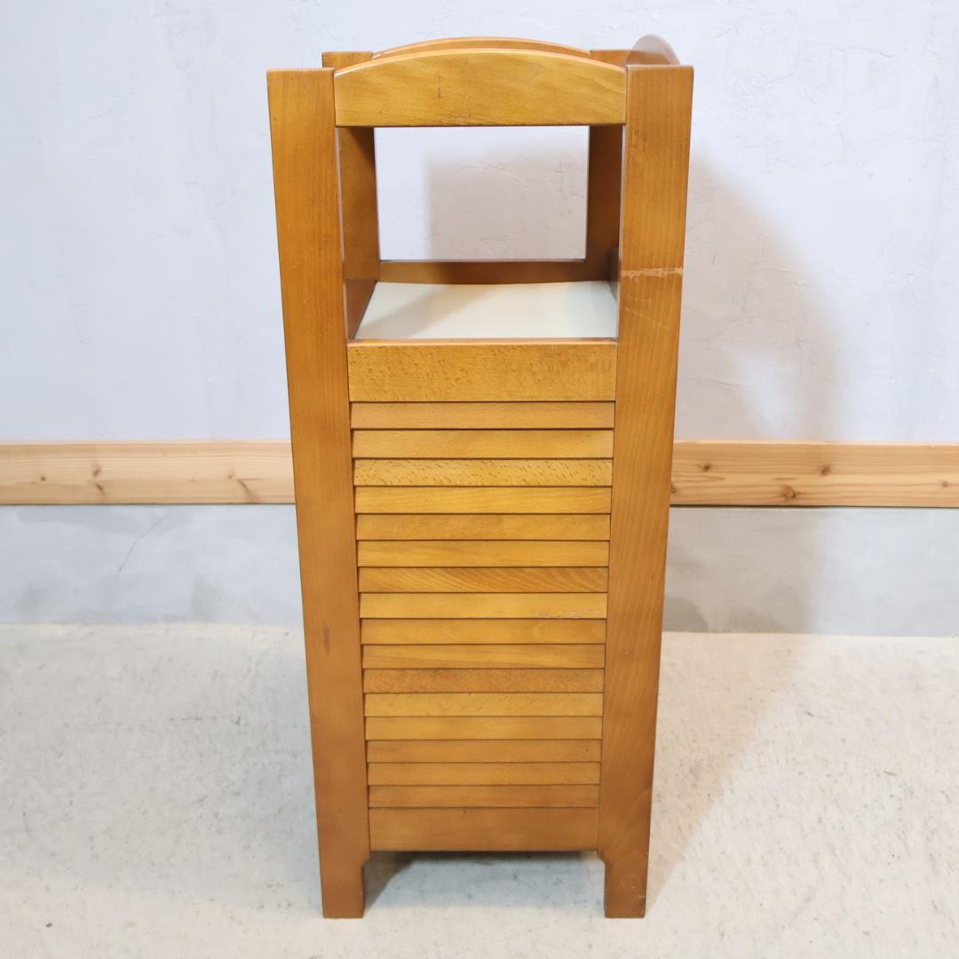 Karimoku カリモク家具 電話台 TEL台 ラック 木製キャビネット