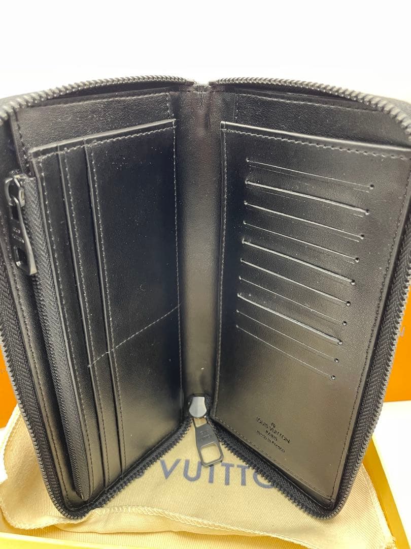 【美品】LOUIS VUITTON ジッピーウォレット アンプラント ノワール