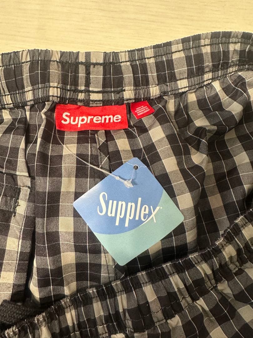パンツ supreme Plaid Warm Up Pant