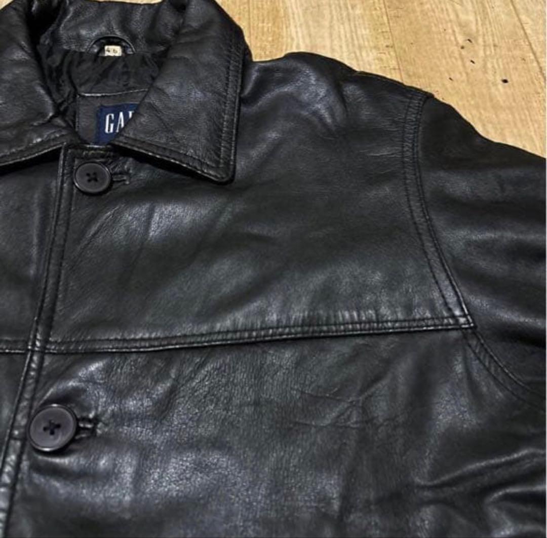カーコート　フェイクレザー　GAP OLD GAP 野村訓市