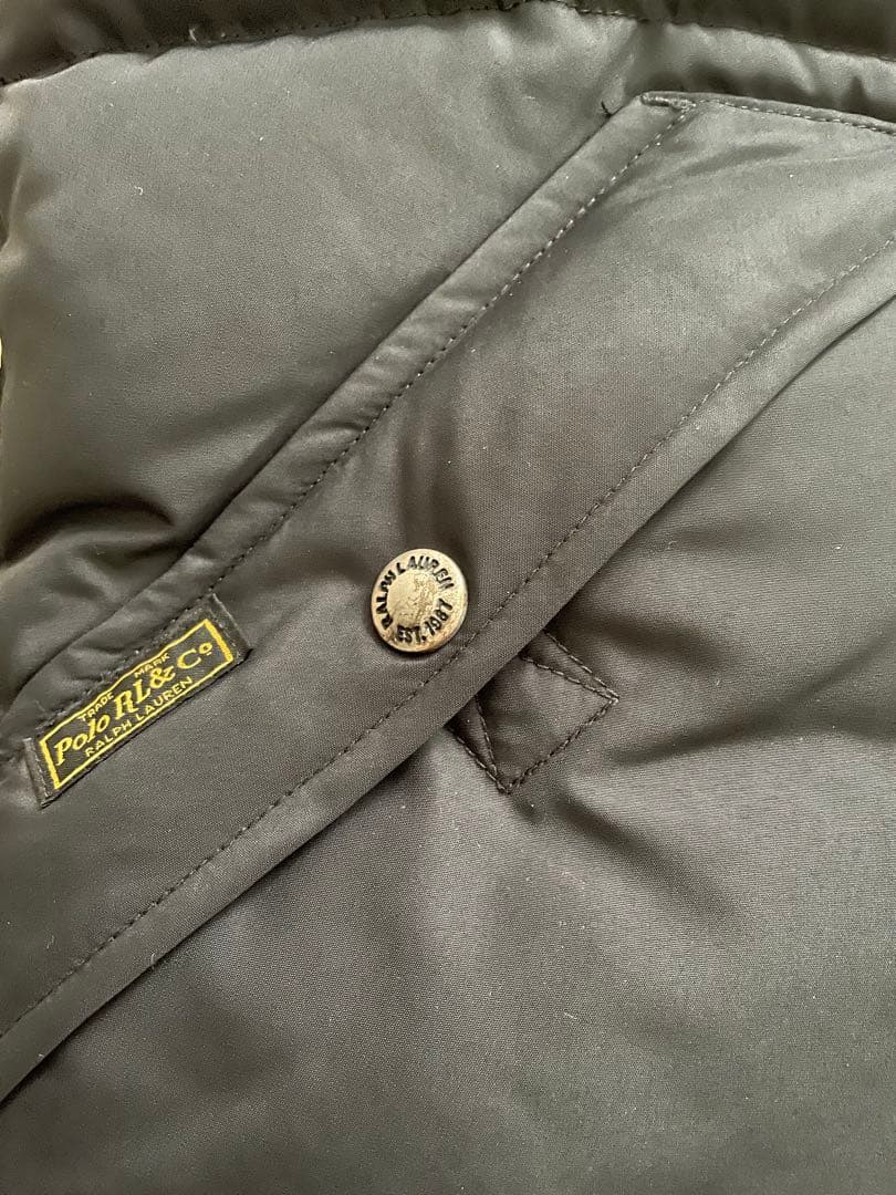 POLO RALPH LAUREN ダウンベスト黒