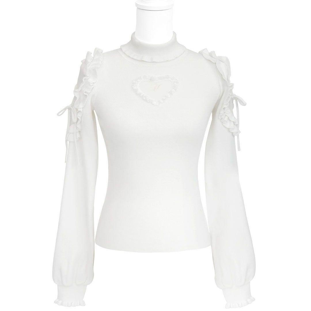 ハニーミュウ イモちゃん ハートカットタートルニット