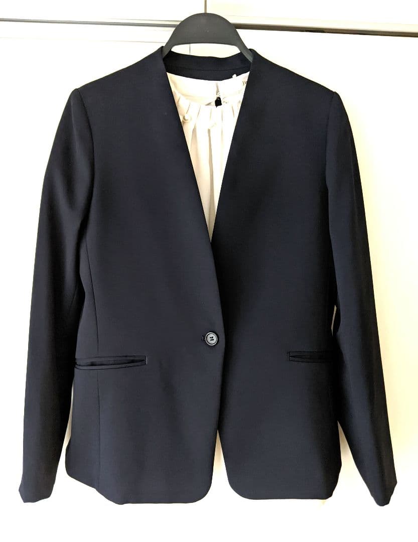 【極美品】PLST プラステ　コンフォートリュクス　ジャケット　パンツ　ネイビー