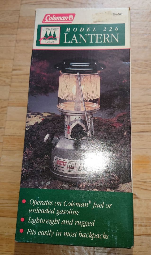 レア【新品】Coleman MODEL226 ランタン