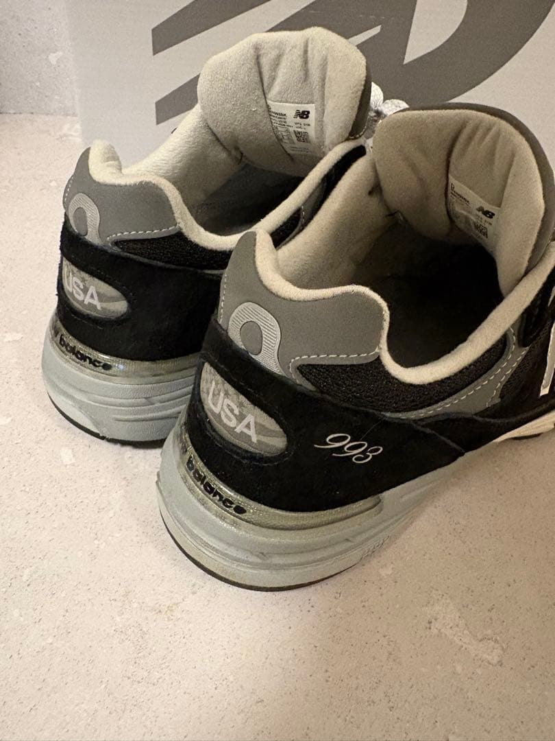 靴 New Balance 993 black 26cm