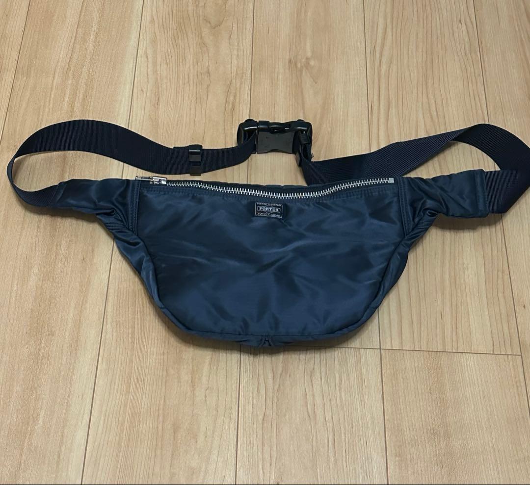 ワコマリア×PORTER ネイビー　Wネーム　ショルダーバッグ