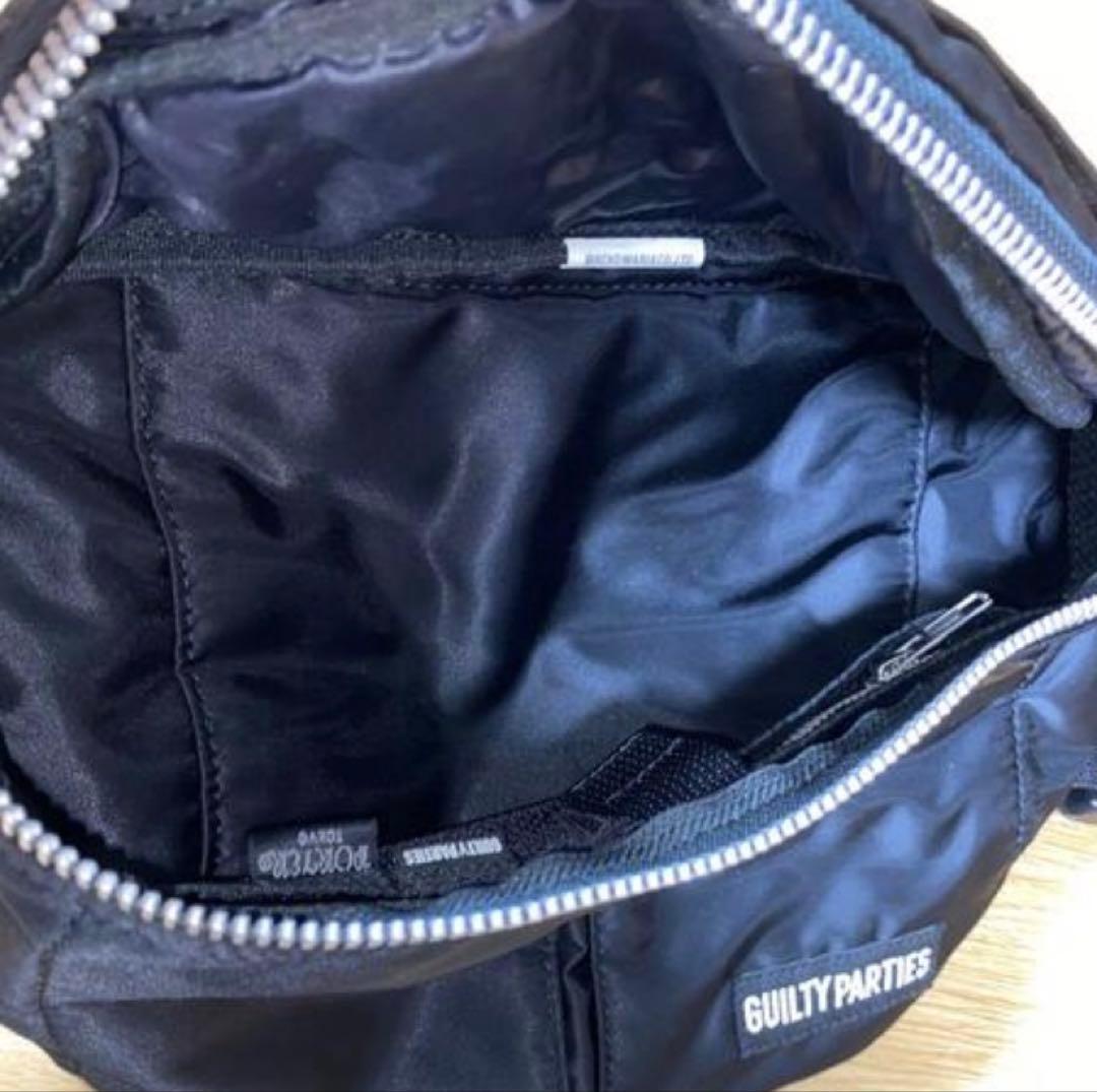 ワコマリア×PORTER ネイビー　Wネーム　ショルダーバッグ