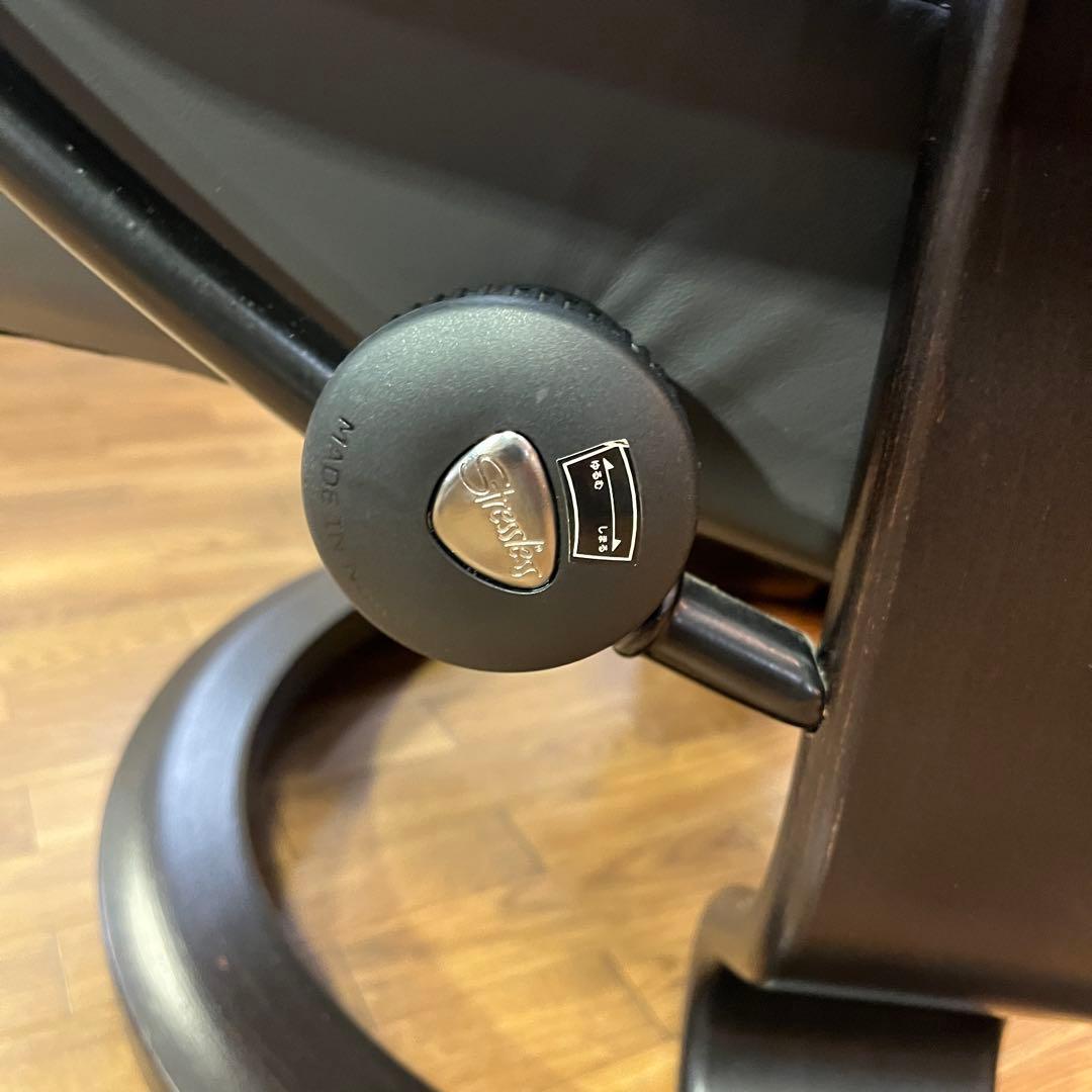 エコーネス ストレスレス ウィング チェア＆オットマン Mサイズ 美品 戸塚店