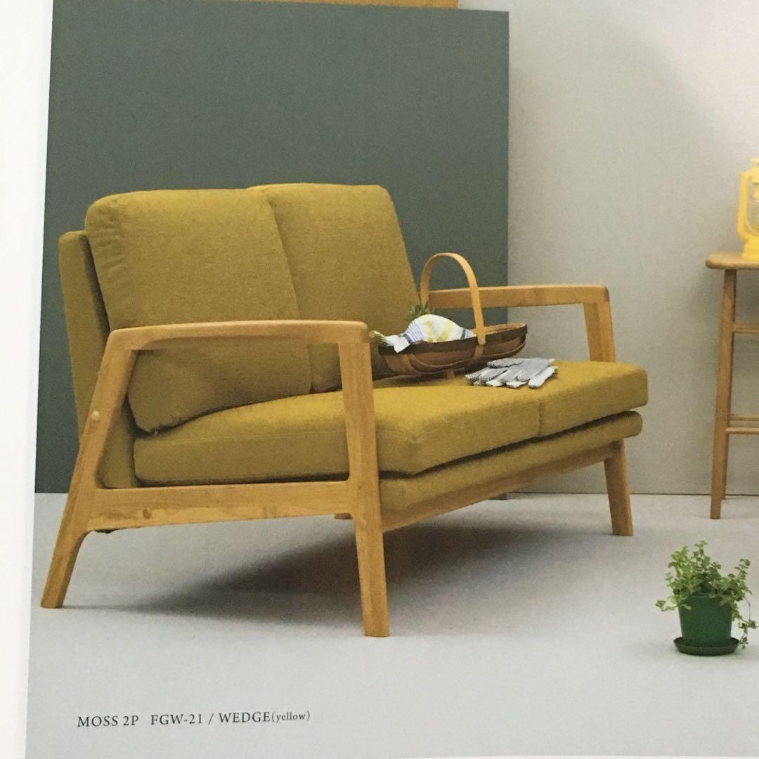 きなこ様【傷・シール有】Momo Natural モモナチュラル MOSSソファ