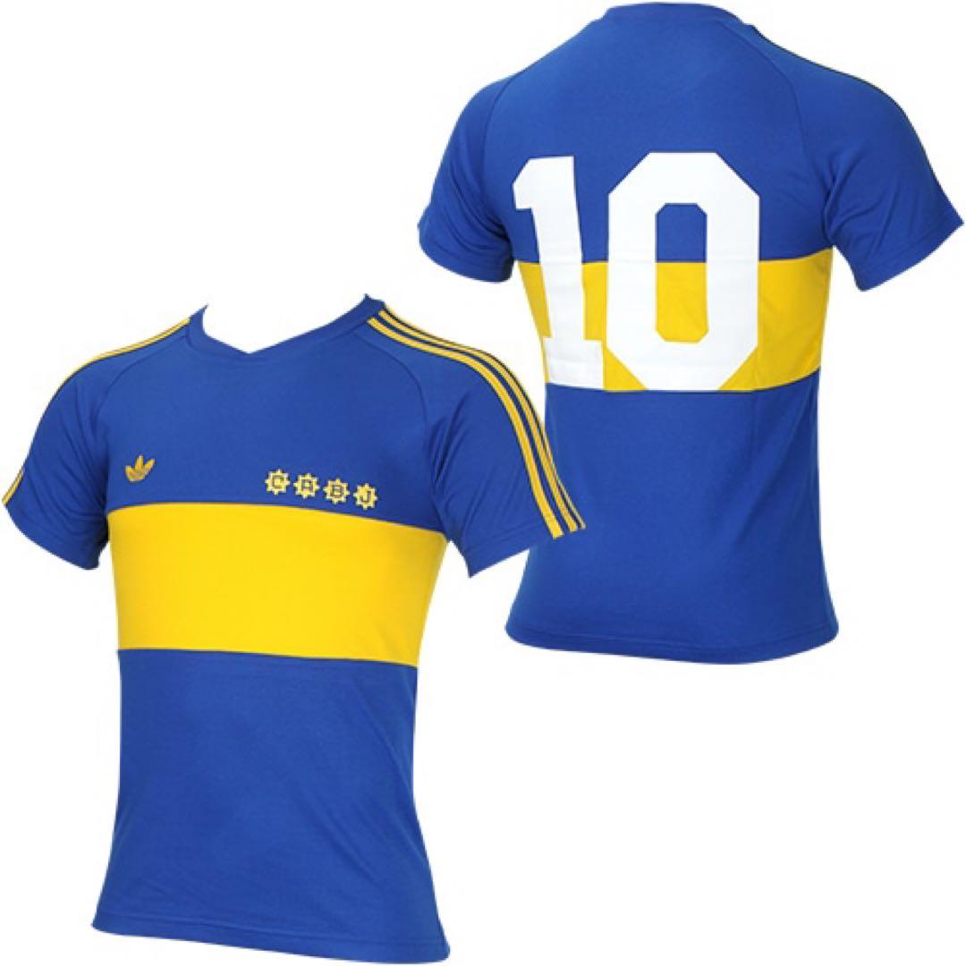 ボカ・ジュニアーズ1981年 復刻ユニフォーム ディエゴ・マラドーナ Oサイズ