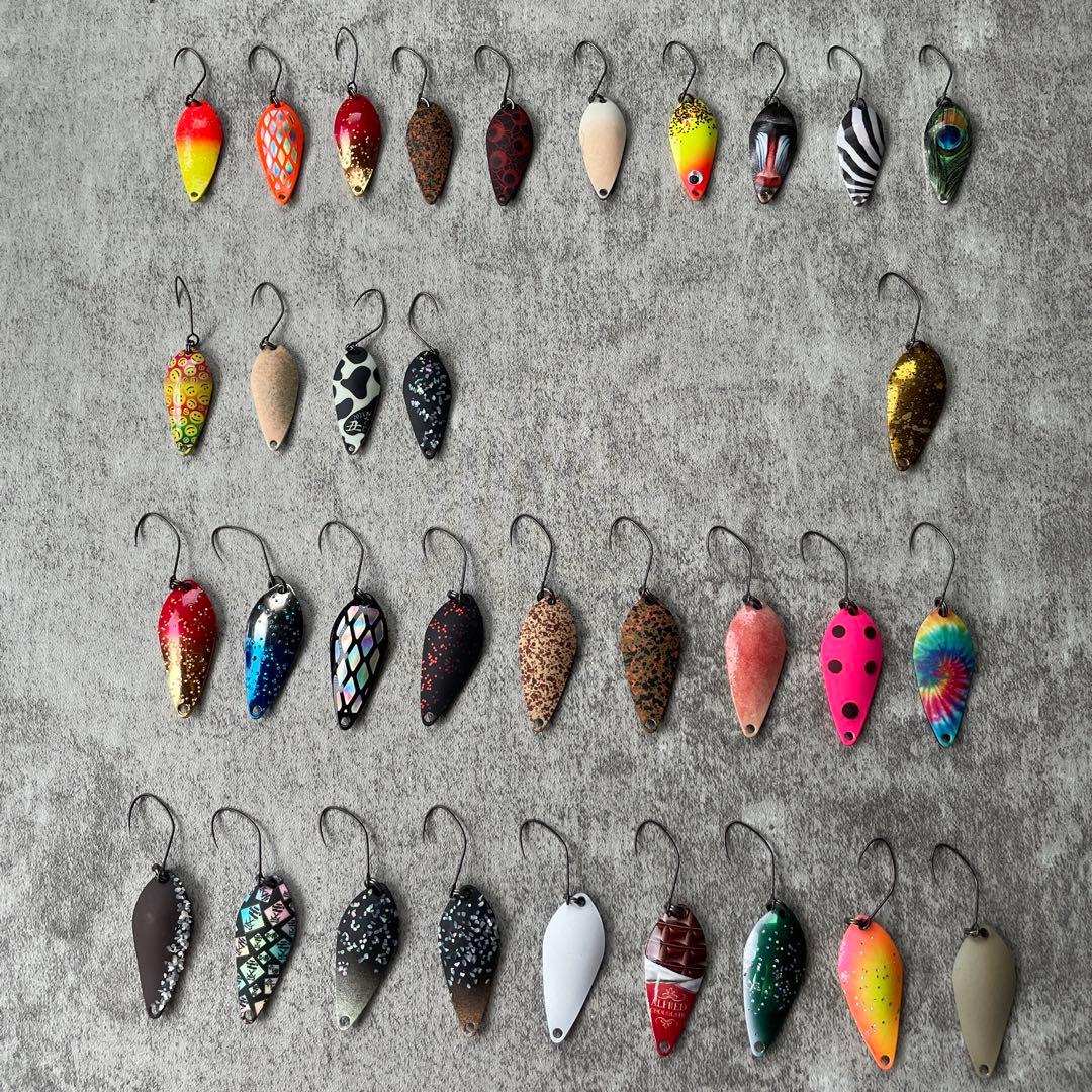 エリアトラウト　ルアー　管釣り　スプーン　オリカラ