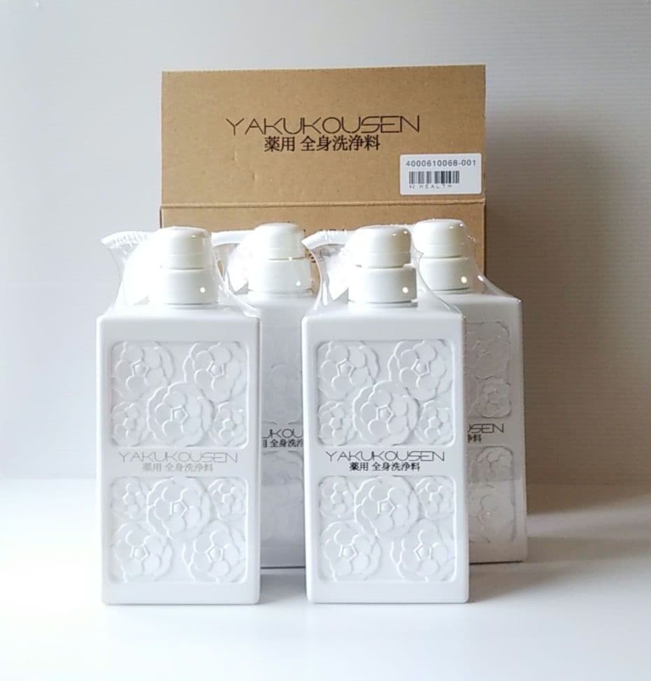 新品 【薬酵泉 YAKUKOUSEN 薬用全身洗浄料 500ml×4本セット】