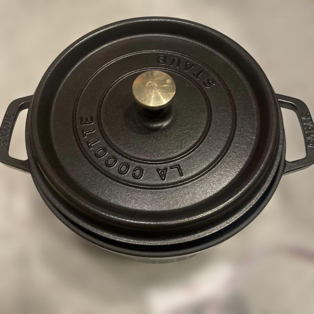 staub ストウブ グランドココット24cm ブラック 40502-285深鍋