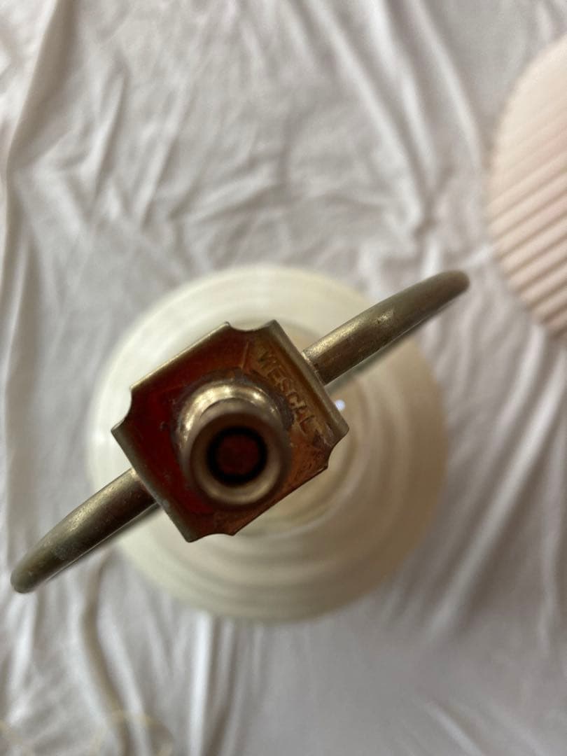 アンティーク　スタンドライト　陶器