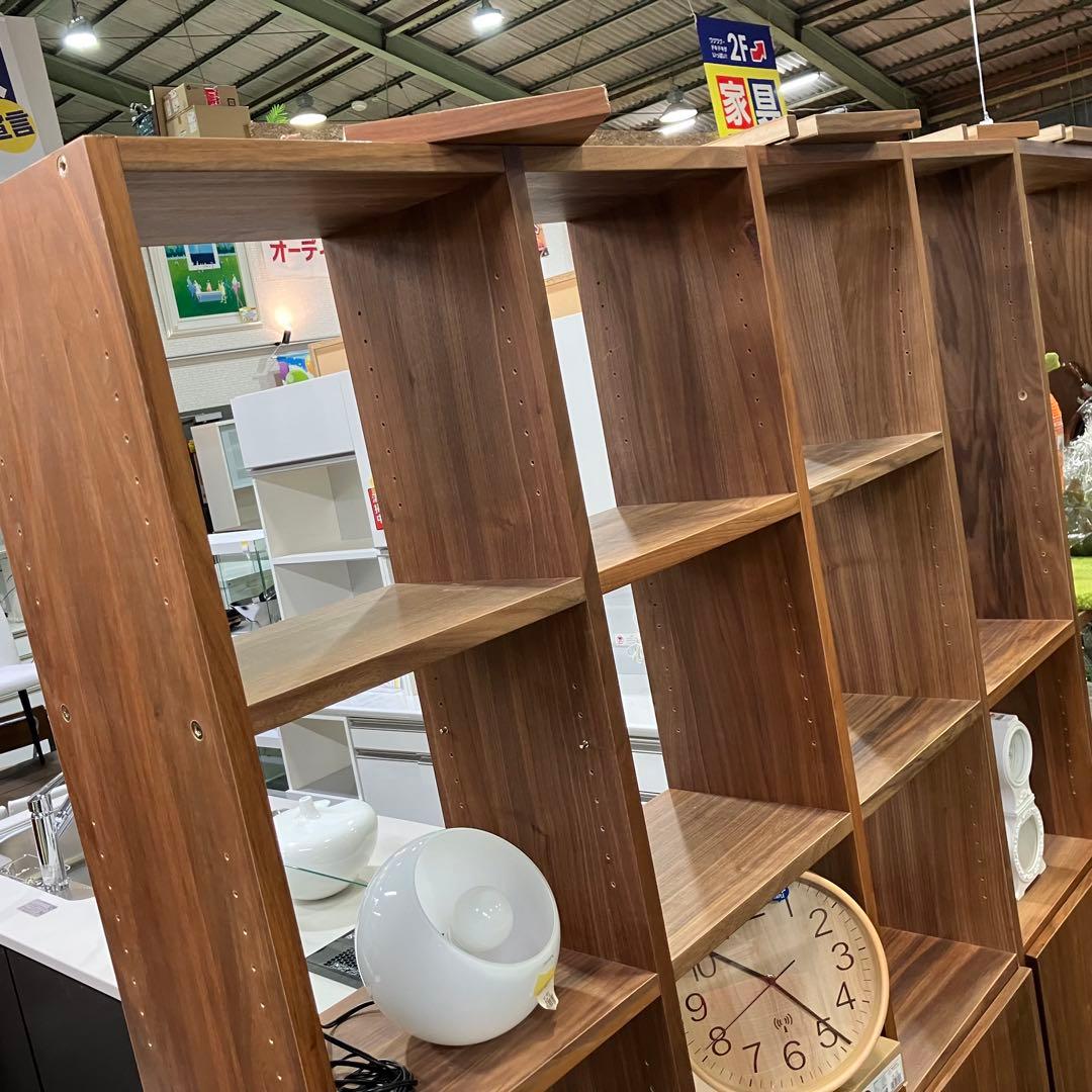 ニトリ コネクトシリーズ ユニットシェルフ ウォールナット
