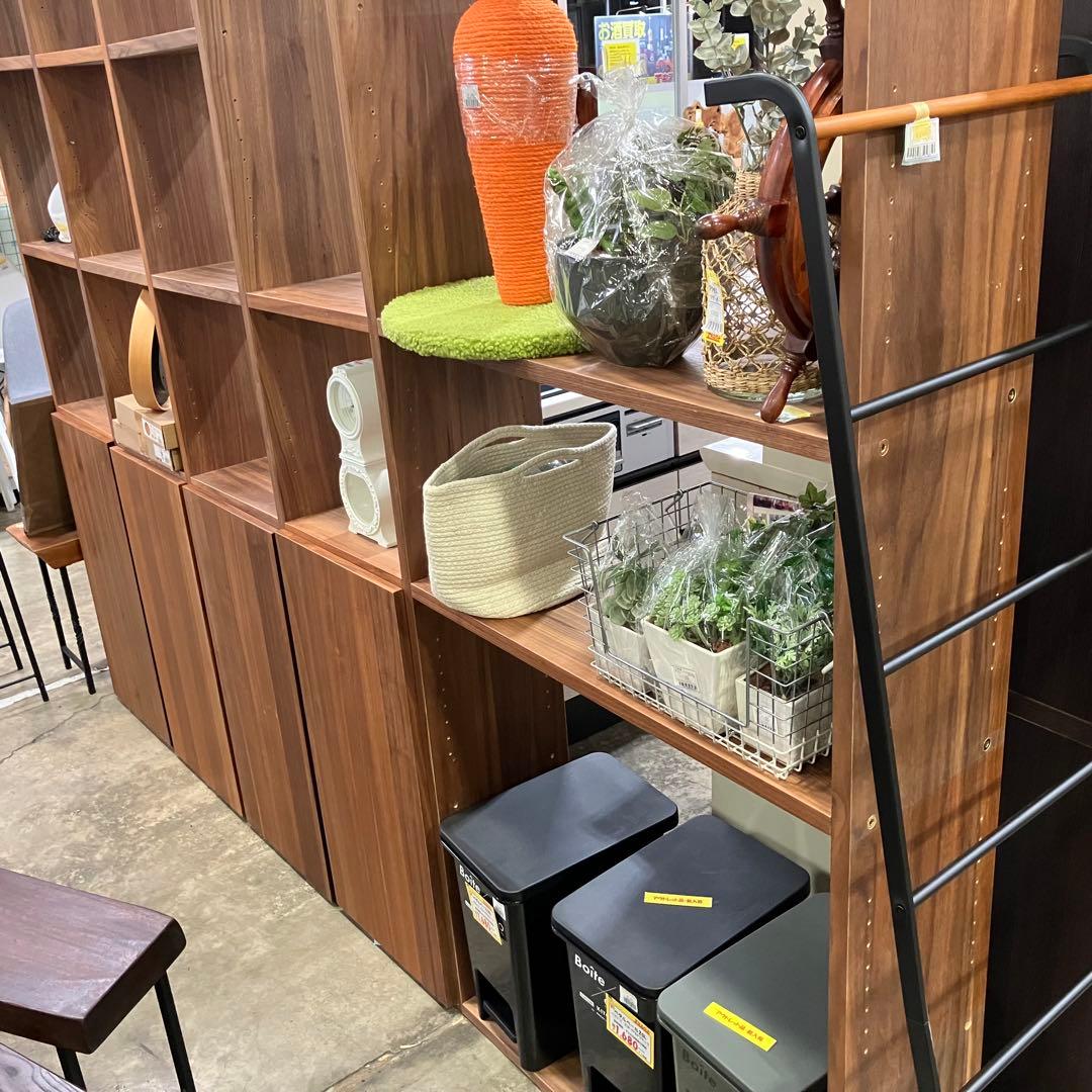 ニトリ コネクトシリーズ ユニットシェルフ ウォールナット