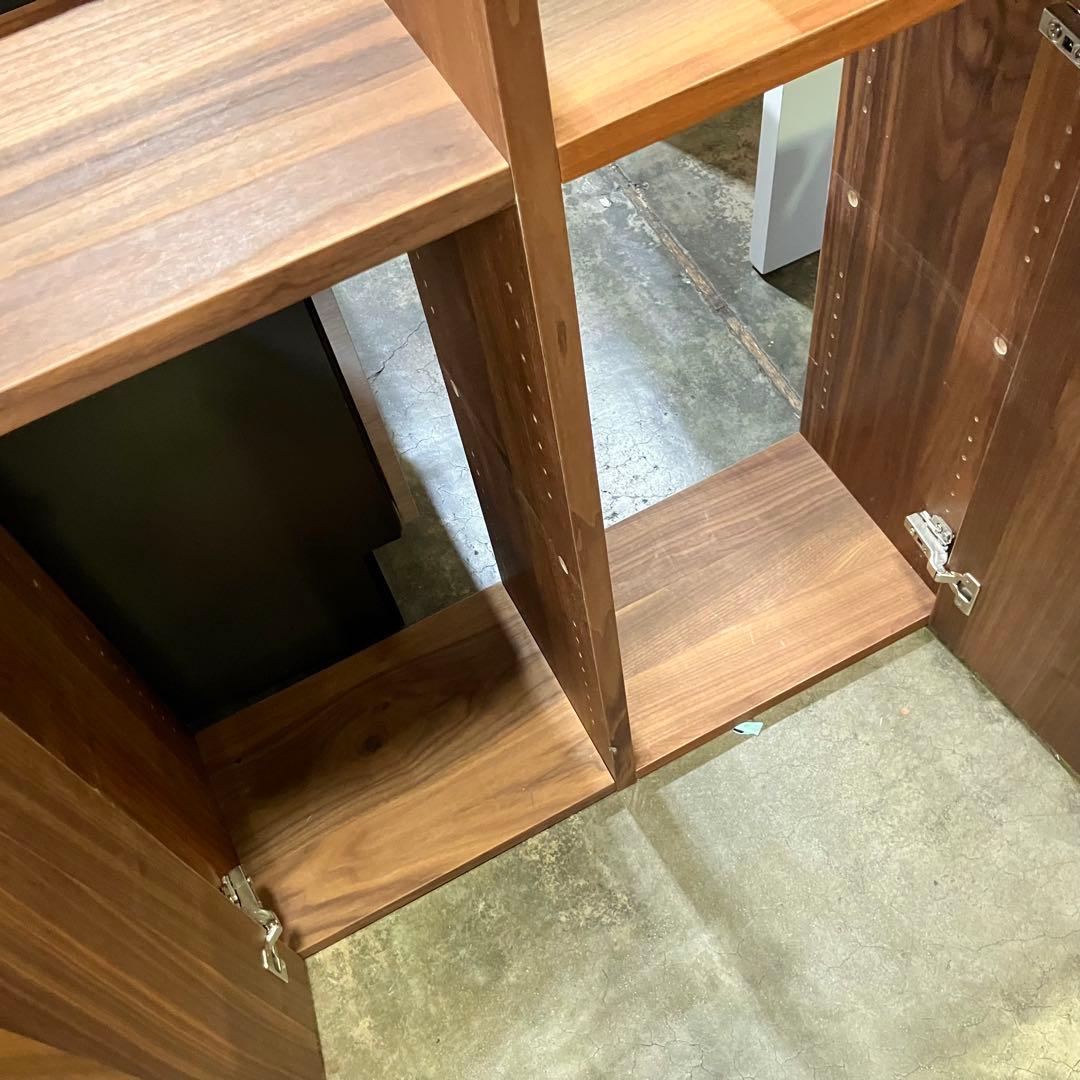 ニトリ コネクトシリーズ ユニットシェルフ ウォールナット