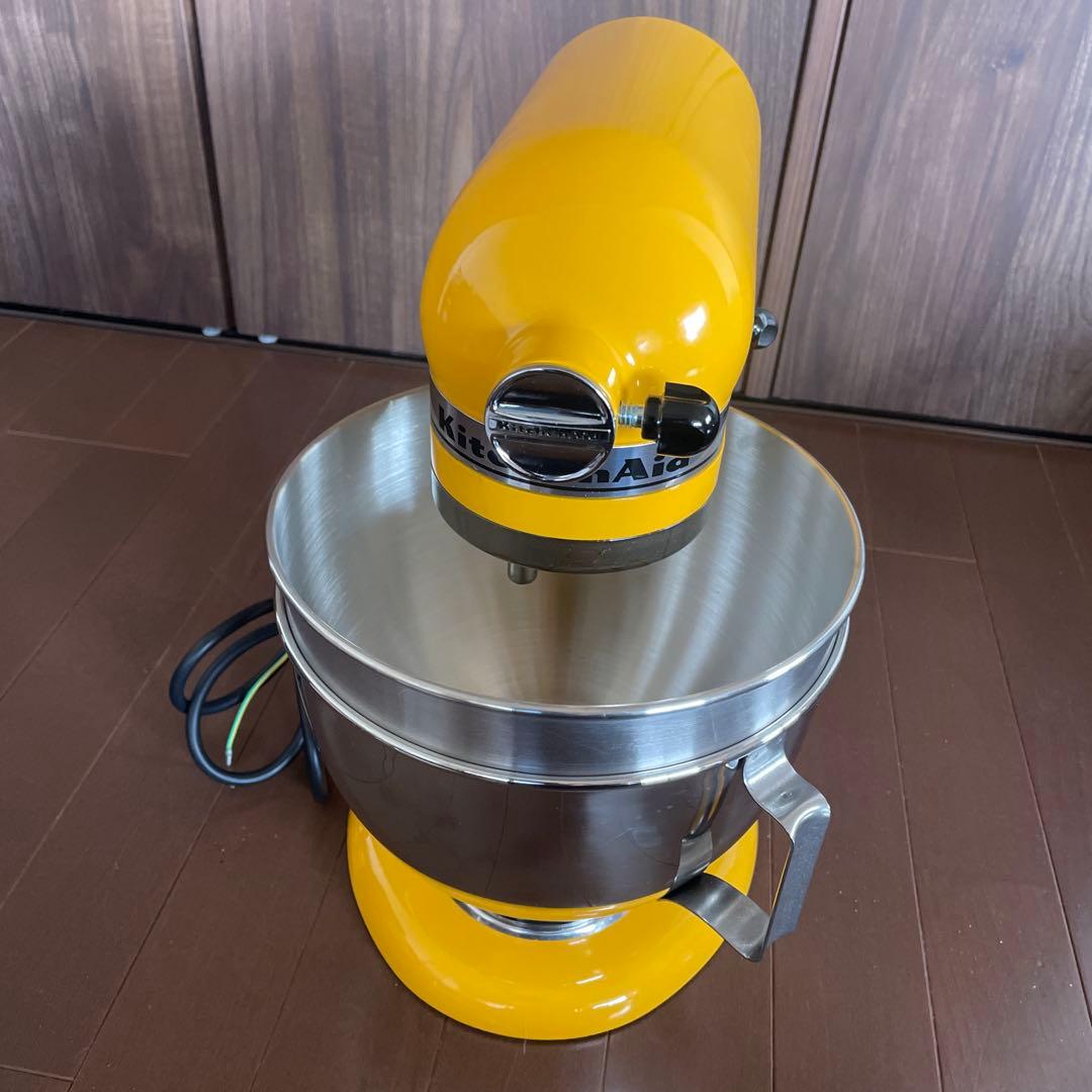 KitchenAid スタンドミキサー イエロー 9KSM95YP