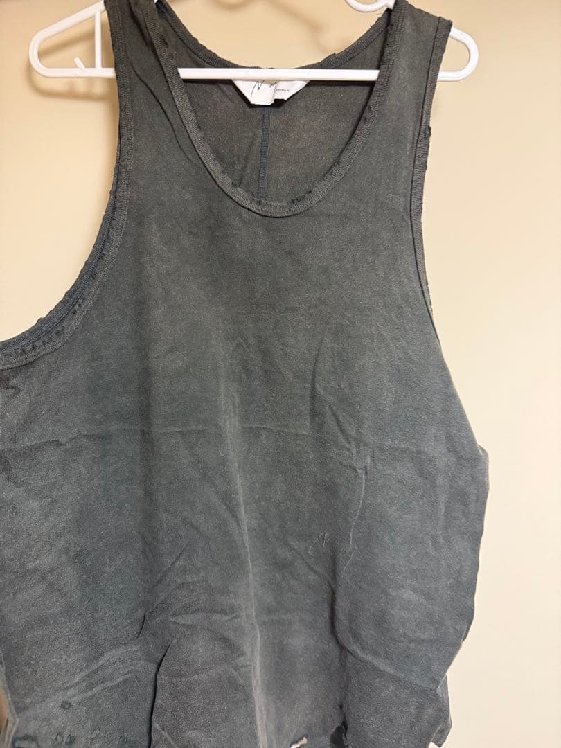 アンセルム　タンクトップ 美品　サイズ1 ブラック