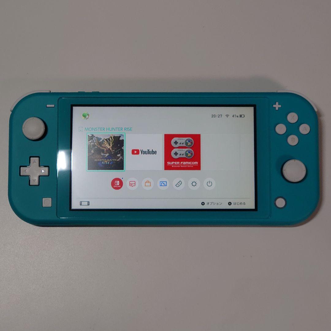 美品 Nintendo Switch Lite ターコイズ 本体