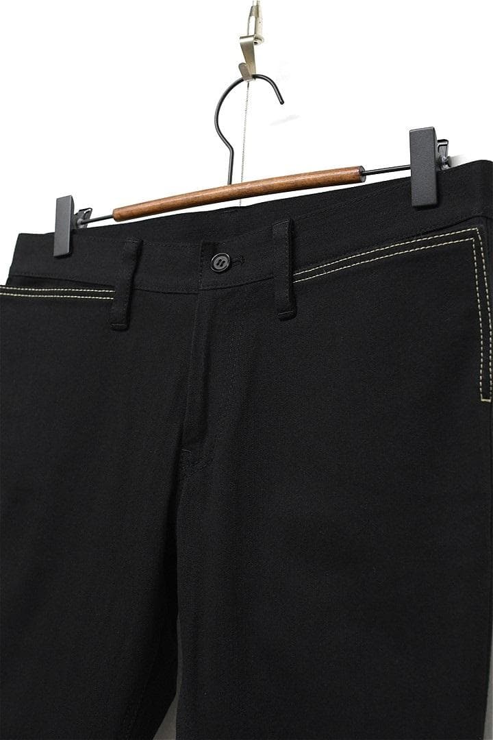G535/美品 yohji yamamoto デニム パンツ ストレッチ 1 黒
