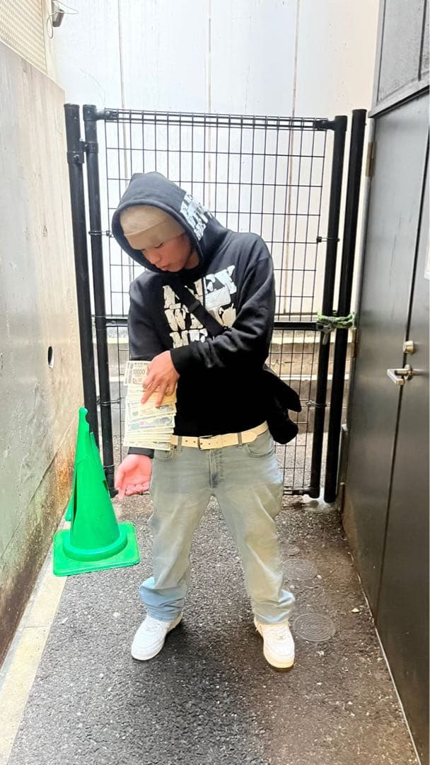 flexwitmeブラックパーカーL