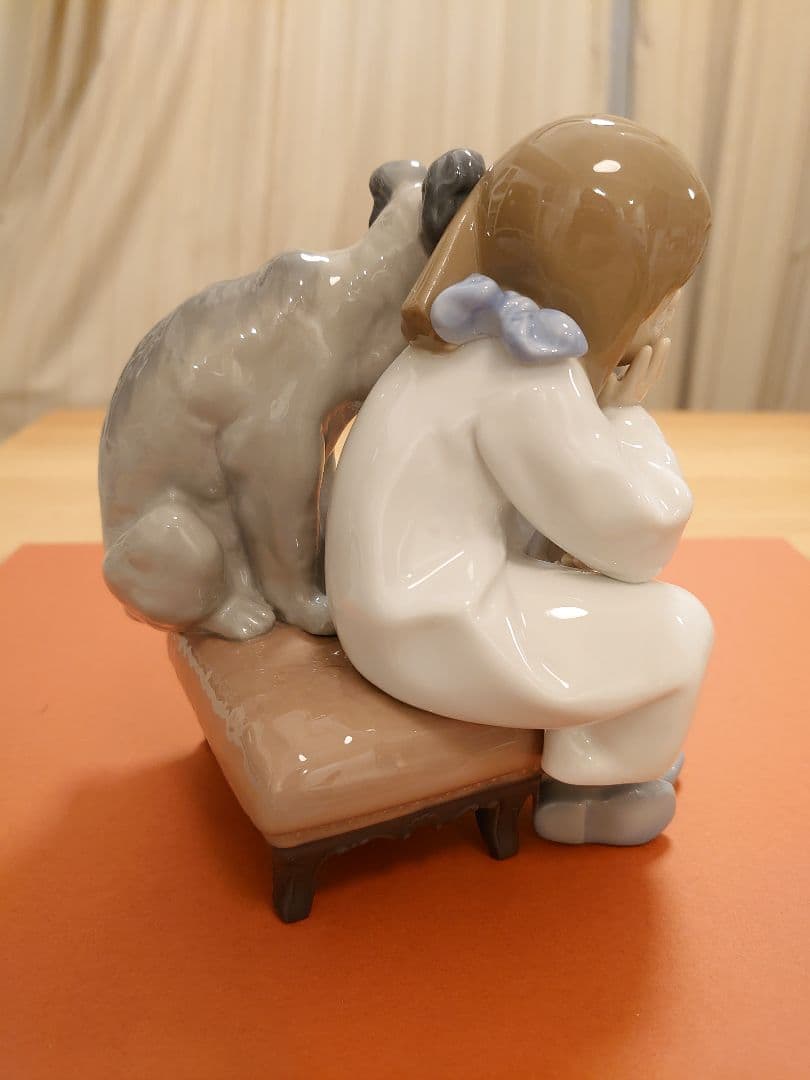【極美品 無欠損 絶版】リヤドロ LLADRO 5706『今日は遊べない』