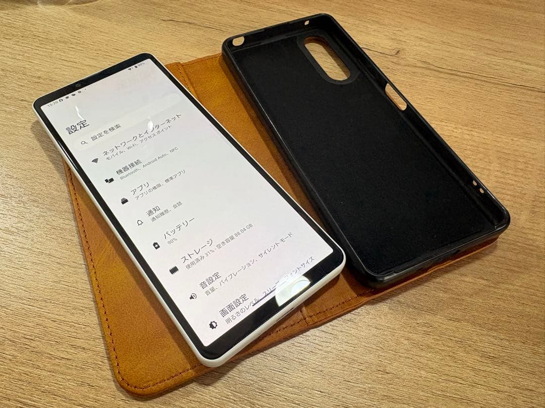 電池良好 Xperia 10 IV：XQ-CC44 白 128GB SIMフリー