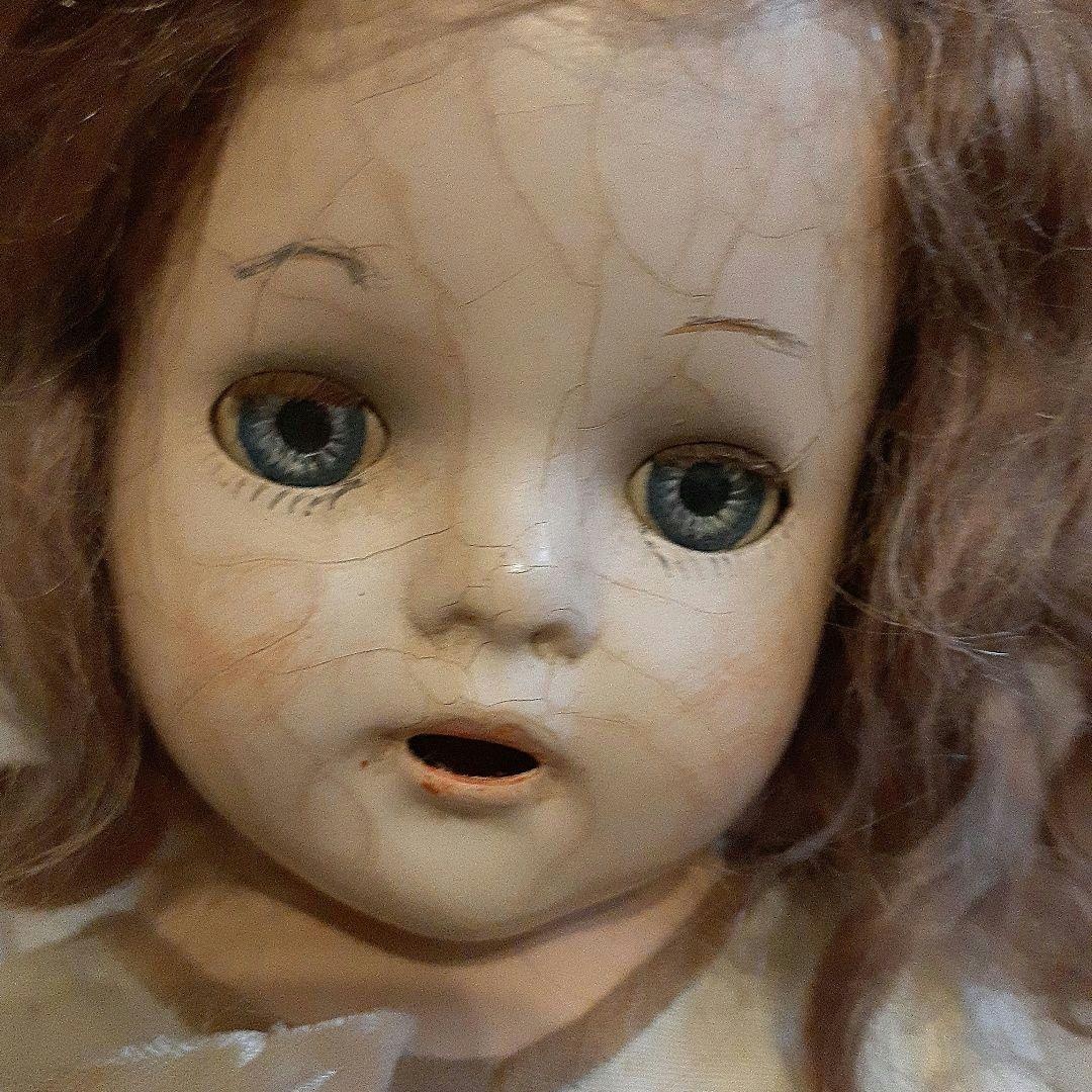 ⭐鈴蘭を持ったアンティークビスクドール　8