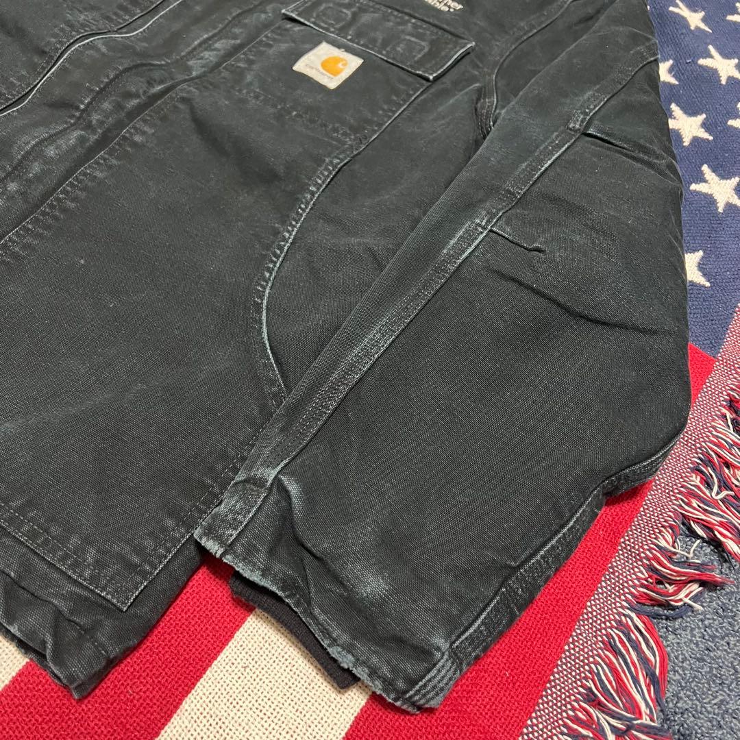 雰囲気 carhartt カーハートダック トラディショナルジャケット ブラック
