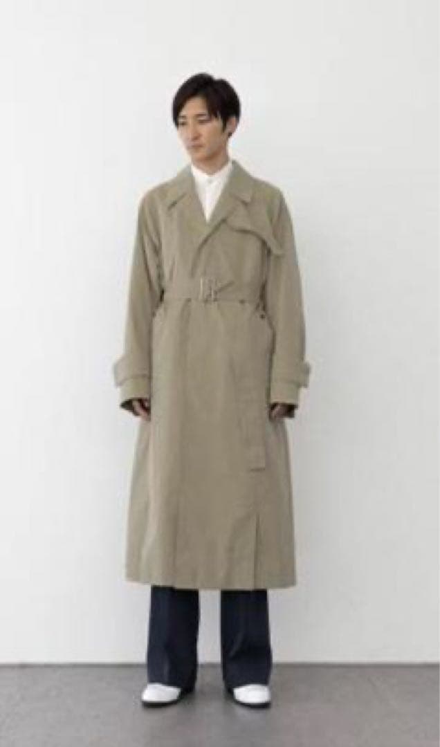 sublations シルクコットン オフィサー コート