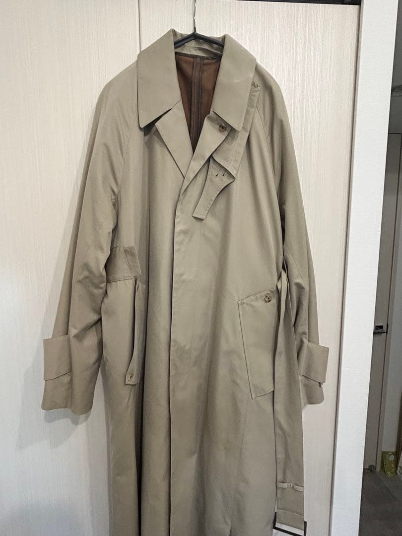 sublations シルクコットン オフィサー コート