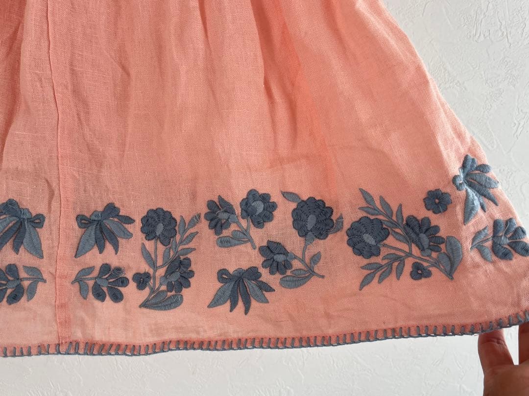 c*7様 apolina kids 刺繍 ワンピース