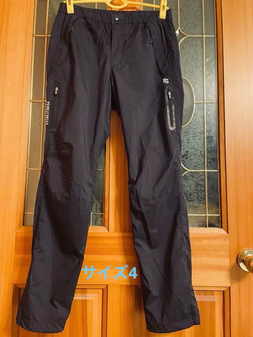 【正規品　美品】パーリーゲイツ蓄熱ナイロンパンツ　スニードパンツ　サイズ4 濃紺