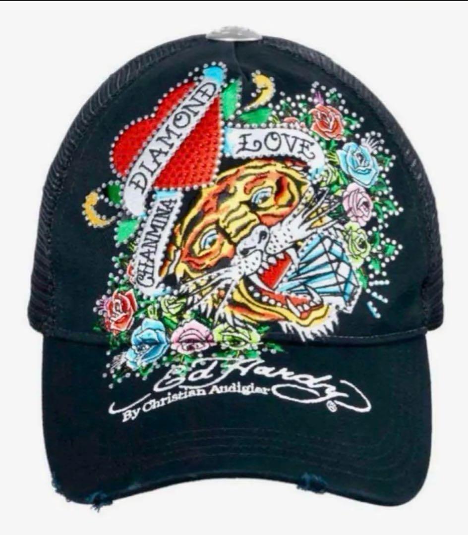 ちゃんみな　キャップ　刺繍　AOD3 CHANMINA EdHardy CAP