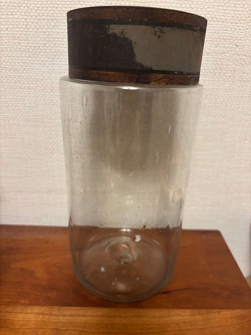 最終価格　アンティーク　ハーブ　ガラス瓶　ボトル　キャニスター