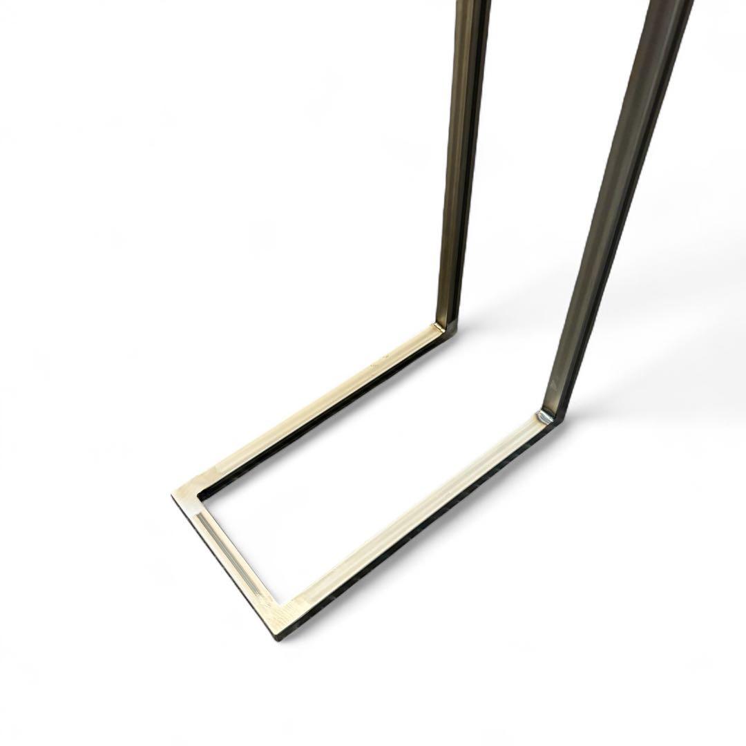 サイドテーブル アイアン 無垢材 木製 一枚板 コの字 おしゃれ ベッド 北欧