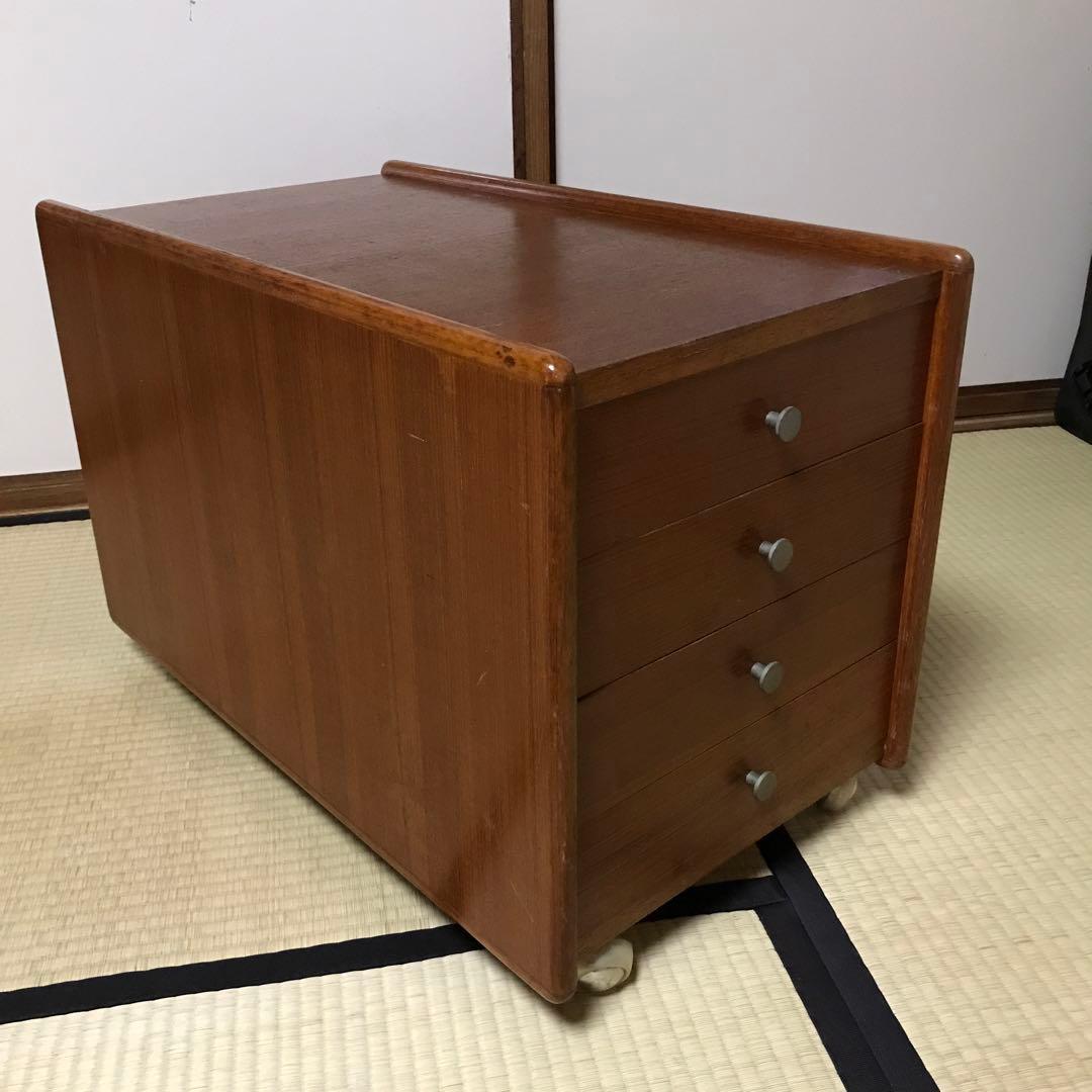 鳥取家具　ヴィンテージ　4段小引き出し　チェスト