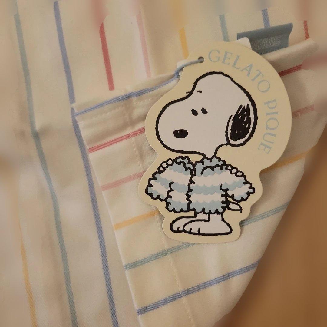 ジェラートピケ　オリジナルアートレインボーストライプネルシャツ&ロングパンツ