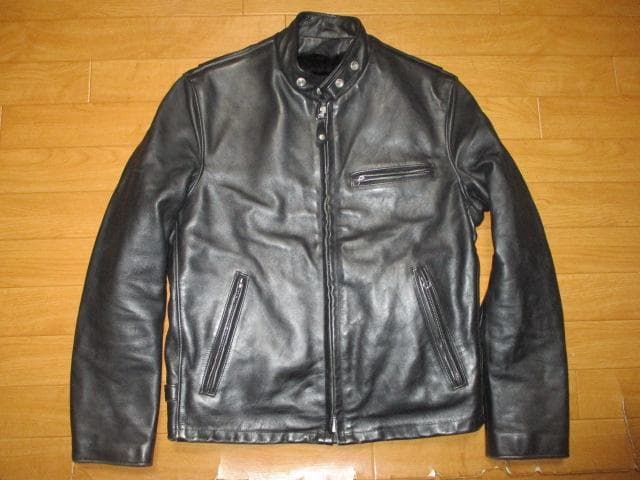 SCHOTT　６４１　ショット　シングル　ライダースジャケット　３８　USAーM