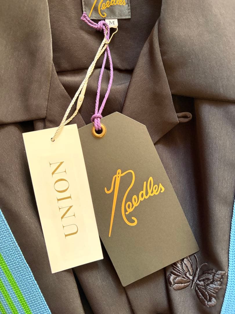 【未使用】※訳アリUNION x NEEDLES TRACK SHIRTMサイズ
