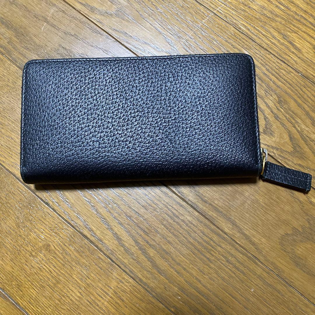 GUCCI Bee ミツバチ　黒長財布　ウォレット
